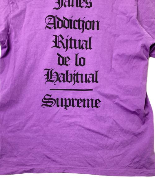 SUPREME（シュプリーム）Supreme (シュプリーム) 半袖Tシャツ パープル サイズ:Mの古着・服飾アイテム