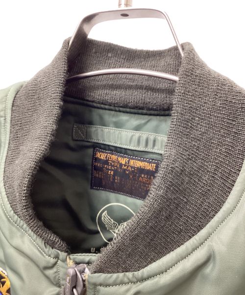 BUZZ RICKSON'S（バズリクソンズ）Buzz Rickson's (バズリクソンズ) フライトジャケット カーキ サイズ:XLの古着・服飾アイテム