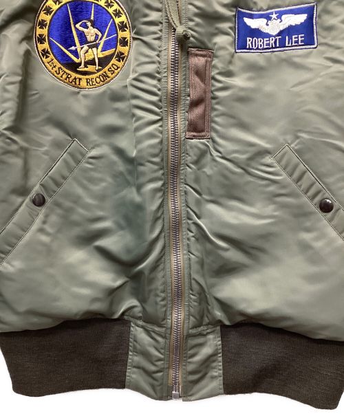 BUZZ RICKSON'S（バズリクソンズ）Buzz Rickson's (バズリクソンズ) フライトジャケット カーキ サイズ:XLの古着・服飾アイテム