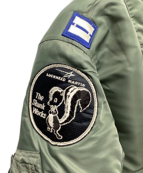 BUZZ RICKSON'S（バズリクソンズ）Buzz Rickson's (バズリクソンズ) フライトジャケット カーキ サイズ:XLの古着・服飾アイテム