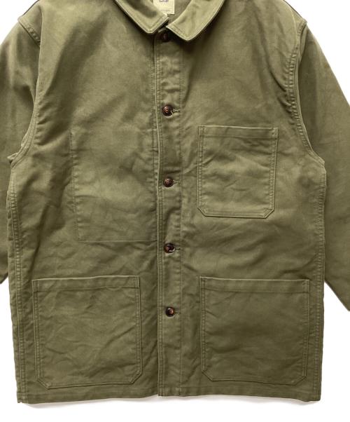 F.O.B FACTORY（エフオービー ファクトリー）F.O.B FACTORY (エフオービー ファクトリー) モールスキンジャケット オリーブ サイズ:3Lの古着・服飾アイテム