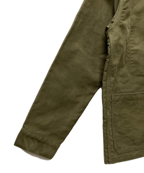 F.O.B FACTORY（エフオービー ファクトリー）F.O.B FACTORY (エフオービー ファクトリー) モールスキンジャケット オリーブ サイズ:3Lの古着・服飾アイテム