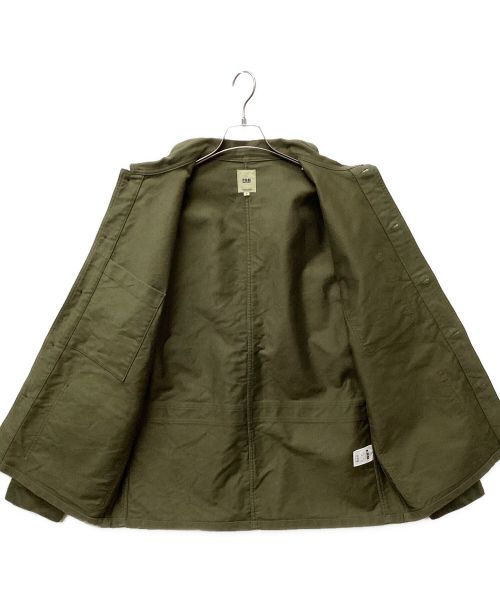 F.O.B FACTORY（エフオービー ファクトリー）F.O.B FACTORY (エフオービー ファクトリー) モールスキンジャケット オリーブ サイズ:3Lの古着・服飾アイテム