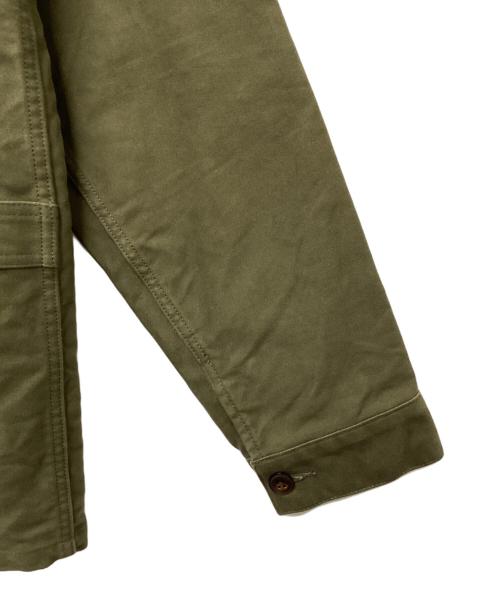 F.O.B FACTORY（エフオービー ファクトリー）F.O.B FACTORY (エフオービー ファクトリー) モールスキンジャケット オリーブ サイズ:3Lの古着・服飾アイテム