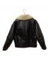 Acne studios (アクネ ストゥディオス) レザーシアリングジャケット ブラック サイズ:32：100000円