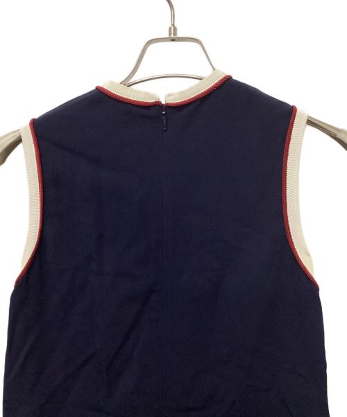GUCCI（グッチ）GUCCI (グッチ) ミニワンピース ネイビー サイズ:36の古着・服飾アイテム
