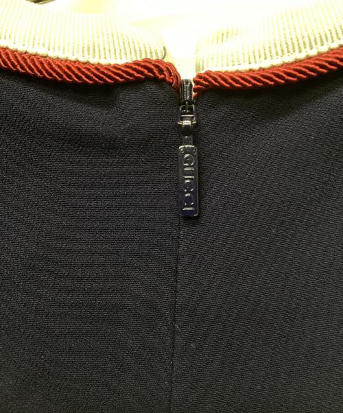 GUCCI（グッチ）GUCCI (グッチ) ミニワンピース ネイビー サイズ:36の古着・服飾アイテム