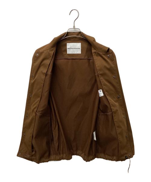 WHITE MOUNTAINEERING（ホワイトマウンテ二アニング）WHITE MOUNTAINEERING (ホワイトマウンテ二アニング) STRETCHED TWILLED COACH JACKET ブラウンの古着・服飾アイテム