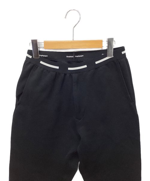 Graphpaper（グラフペーパー）Graphpaper (グラフペーパー) ジョガーパンツ ブラック サイズ:1の古着・服飾アイテム