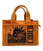 COACHコーチ）の古着「2WAYバッグ」｜オレンジ