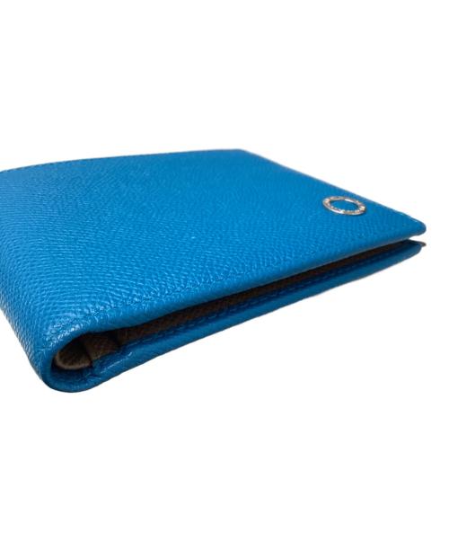 BVLGARI（ブルガリ）BVLGARI (ブルガリ) 2つ折り財布 ブルーの古着・服飾アイテム