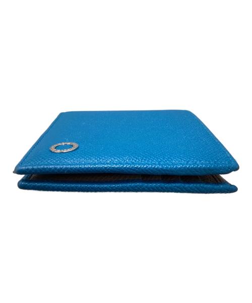 BVLGARI（ブルガリ）BVLGARI (ブルガリ) 2つ折り財布 ブルーの古着・服飾アイテム