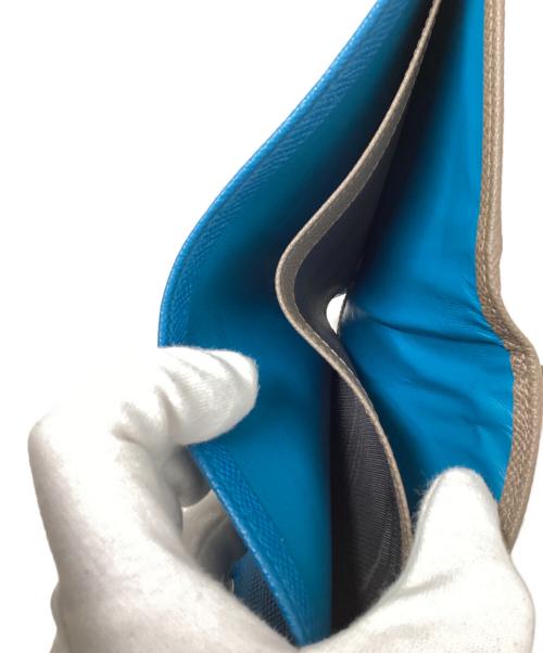 BVLGARI（ブルガリ）BVLGARI (ブルガリ) 2つ折り財布 ブルーの古着・服飾アイテム