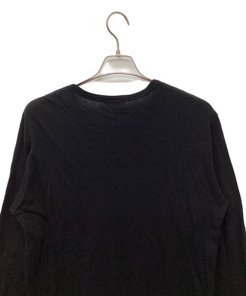 YOHJI YAMAMOTO（ヨウジヤマモト）YOHJI YAMAMOTO (ヨウジヤマモト) ロングスリーブカットソー ブラック サイズ:3の古着・服飾アイテム