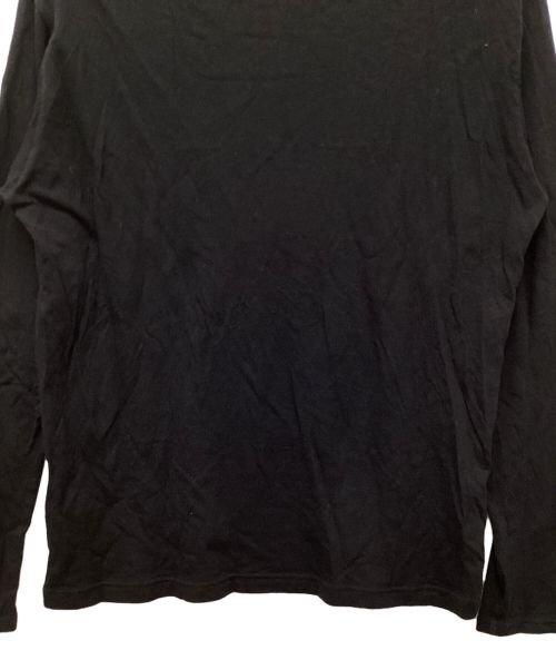 YOHJI YAMAMOTO（ヨウジヤマモト）YOHJI YAMAMOTO (ヨウジヤマモト) ロングスリーブカットソー ブラック サイズ:3の古着・服飾アイテム
