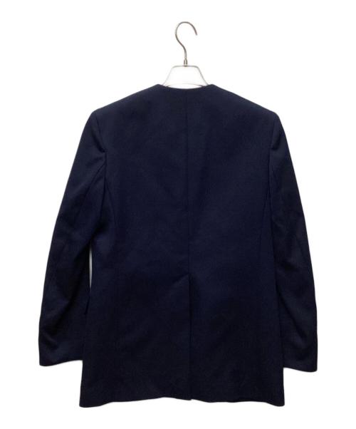 deres（デレス）deres (デレス) ノーカラージャケット ネイビー サイズ:FREEの古着・服飾アイテム