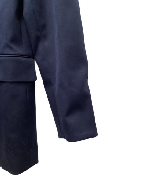 deres（デレス）deres (デレス) ノーカラージャケット ネイビー サイズ:FREEの古着・服飾アイテム