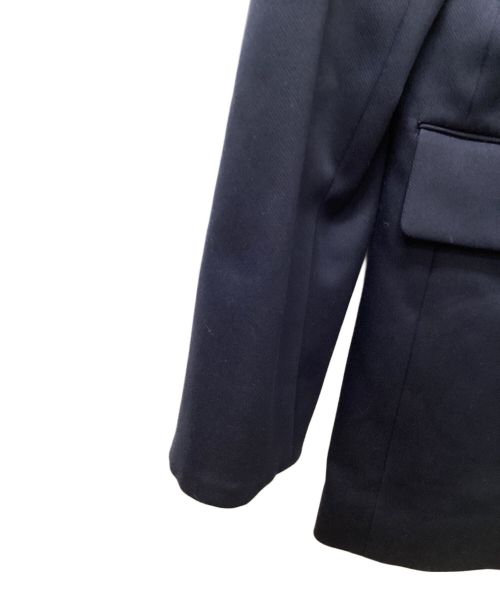 deres（デレス）deres (デレス) ノーカラージャケット ネイビー サイズ:FREEの古着・服飾アイテム