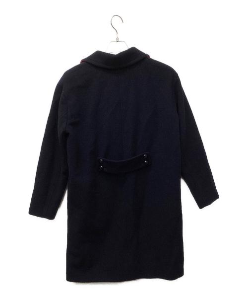BLUE LABEL CRESTBRIDGE（ブルーレーベルクレストブリッジ）BLUE LABEL CRESTBRIDGE (ブルーレーベルクレストブリッジ) チェスターコート ネイビー サイズ:38の古着・服飾アイテム