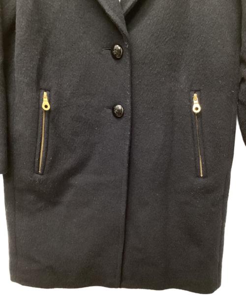 BLUE LABEL CRESTBRIDGE（ブルーレーベルクレストブリッジ）BLUE LABEL CRESTBRIDGE (ブルーレーベルクレストブリッジ) チェスターコート ネイビー サイズ:38の古着・服飾アイテム