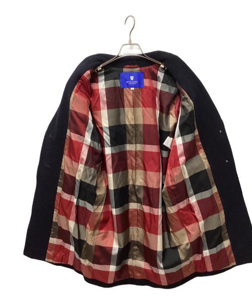 BLUE LABEL CRESTBRIDGE（ブルーレーベルクレストブリッジ）BLUE LABEL CRESTBRIDGE (ブルーレーベルクレストブリッジ) チェスターコート ネイビー サイズ:38の古着・服飾アイテム