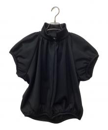 Y's（ワイズ）の古着「パフスリーブブラウス」｜ブラック