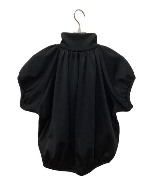 Y's（ワイズ）Y's (ワイズ) パフスリーブブラウス ブラック サイズ:2の古着・服飾アイテム