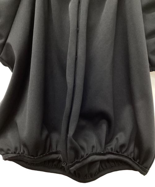 Y's（ワイズ）Y's (ワイズ) パフスリーブブラウス ブラック サイズ:2の古着・服飾アイテム