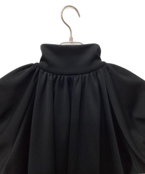 Y's（ワイズ）Y's (ワイズ) パフスリーブブラウス ブラック サイズ:2の古着・服飾アイテム