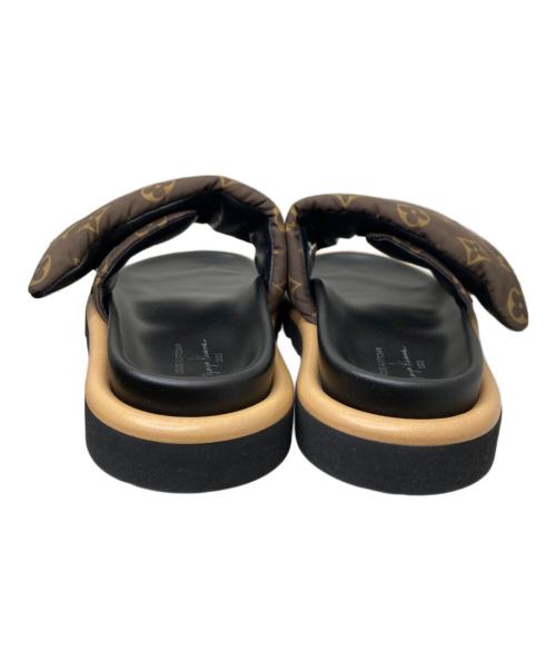 LOUIS VUITTON（ルイ ヴィトン）LOUIS VUITTON (ルイ ヴィトン) 草間彌生 (クサマヤヨイ) サンダル ブラウンマルチ サイズ:38の古着・服飾アイテム