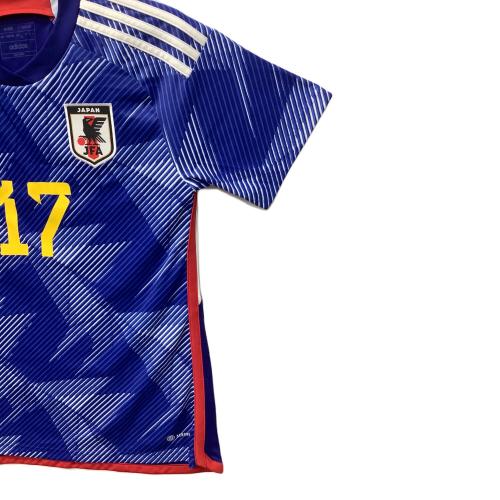 adidas（アディダス）adidas (アディダス) 【田中碧】ゲームシャツ ブルー サイズ:2XLの古着・服飾アイテム