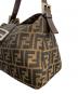 FENDI (フェンディ) ハンドバッグ ベージュ×ブラウン：70000円