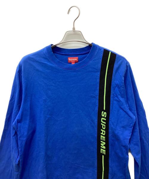 SUPREME（シュプリーム）SUPREME (シュプリーム) ロングスリーブカットソー ブルー サイズ:Lの古着・服飾アイテム