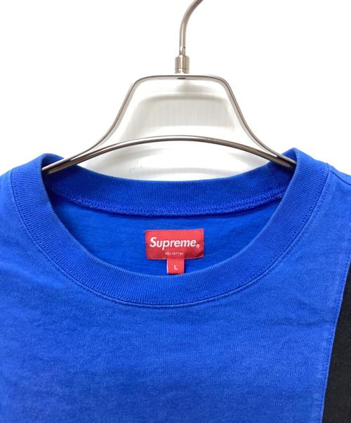 SUPREME（シュプリーム）SUPREME (シュプリーム) ロングスリーブカットソー ブルー サイズ:Lの古着・服飾アイテム