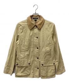 LAUREN RALPH LAUREN（ローレンラルフローレン）の古着「襟コーデュロイジャケット」｜ベージュ