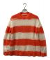 Acne studios（アクネ ストゥディオス）の古着「ニット」｜オレンジ×ホワイト