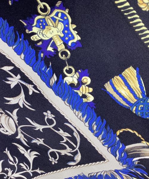 HERMES（エルメス）HERMES (エルメス) シルクスカーフ ブラックの古着・服飾アイテム