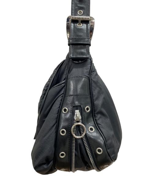 CELINE（セリーヌ）CELINE (セリーヌ) ナイロンショルダーバッグ ブラックの古着・服飾アイテム