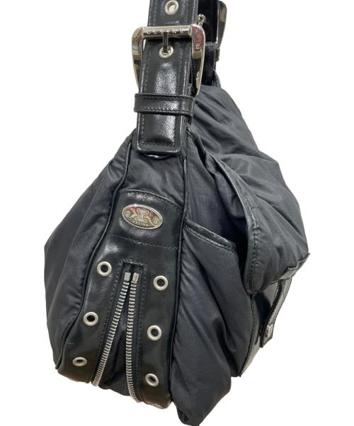CELINE（セリーヌ）CELINE (セリーヌ) ナイロンショルダーバッグ ブラックの古着・服飾アイテム