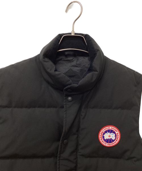 CANADA GOOSE（カナダグース）CANADA GOOSE (カナダグース) ダウンベスト ブラック サイズ:Mの古着・服飾アイテム