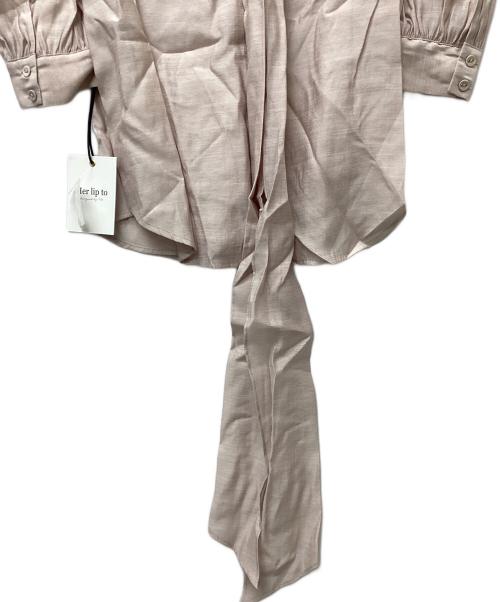 HER LIP TO（ハーリップトゥ）HER LIP TO (ハーリップトゥ) just because two-way blouse ピンク サイズ:S 未使用品の古着・服飾アイテム