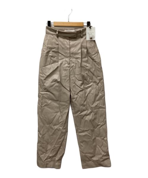 HER LIP TO（ハーリップトゥ）HER LIP TO (ハーリップトゥ) Vegan Leather Tapered Pants ベージュ サイズ:XS 未使用品の古着・服飾アイテム