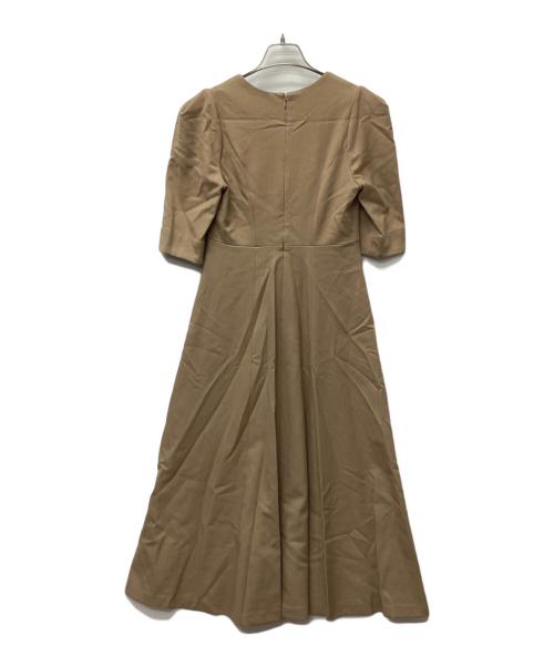 HER LIP TO（ハーリップトゥ）HER LIP TO (ハーリップトゥ) Lace Motif Twill Long Dress ブラウン サイズ:Sの古着・服飾アイテム