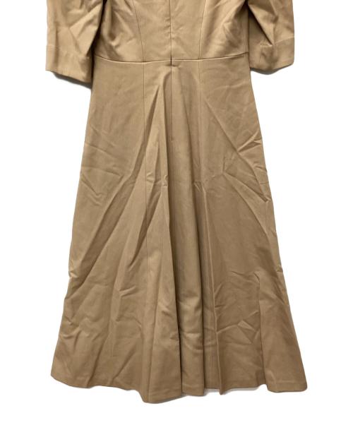 HER LIP TO（ハーリップトゥ）HER LIP TO (ハーリップトゥ) Lace Motif Twill Long Dress ブラウン サイズ:Sの古着・服飾アイテム