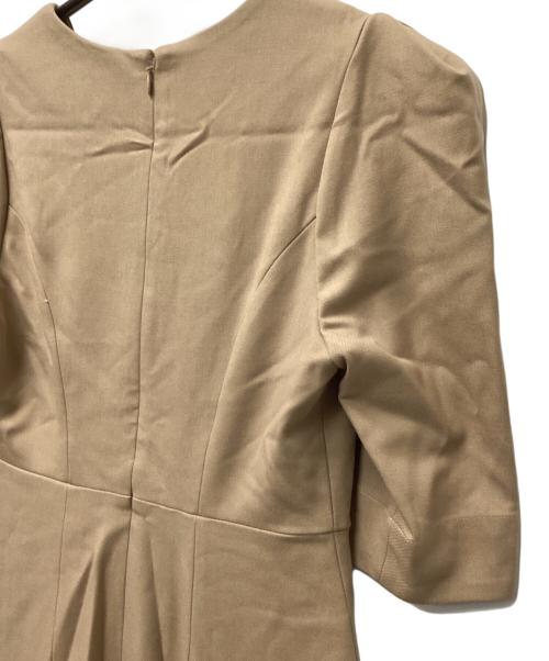 HER LIP TO（ハーリップトゥ）HER LIP TO (ハーリップトゥ) Lace Motif Twill Long Dress ブラウン サイズ:Sの古着・服飾アイテム