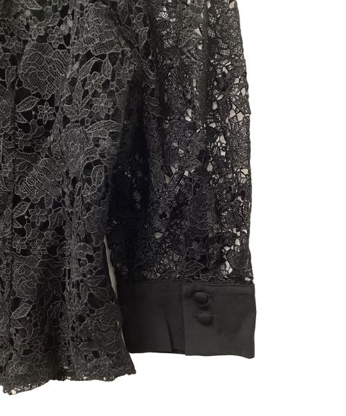 HER LIP TO（ハーリップトゥ）HER LIP TO (ハーリップトゥ) Gardenia Lace BowTie Blouse ブラック サイズ:S 未使用品の古着・服飾アイテム