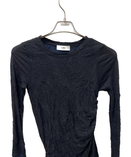 muller of yoshiokubo（ミュラーオブヨシオクボ）muller of yoshiokubo (ミュラーオブヨシオクボ) カットソーワンピース ブラック サイズ:３８の古着・服飾アイテム