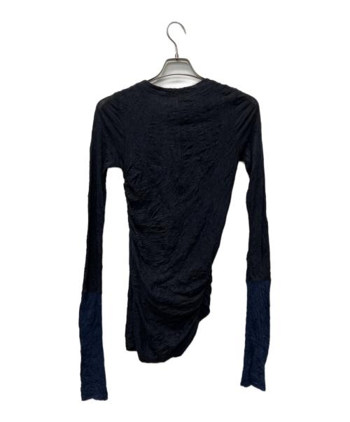 muller of yoshiokubo（ミュラーオブヨシオクボ）muller of yoshiokubo (ミュラーオブヨシオクボ) カットソーワンピース ブラック サイズ:３８の古着・服飾アイテム