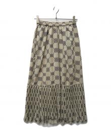 styling/（スタイリング）の古着「プリーツヘムスカート」｜ベージュ