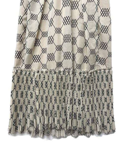 styling/（スタイリング）styling/ (スタイリング) プリーツヘムスカート ベージュの古着・服飾アイテム